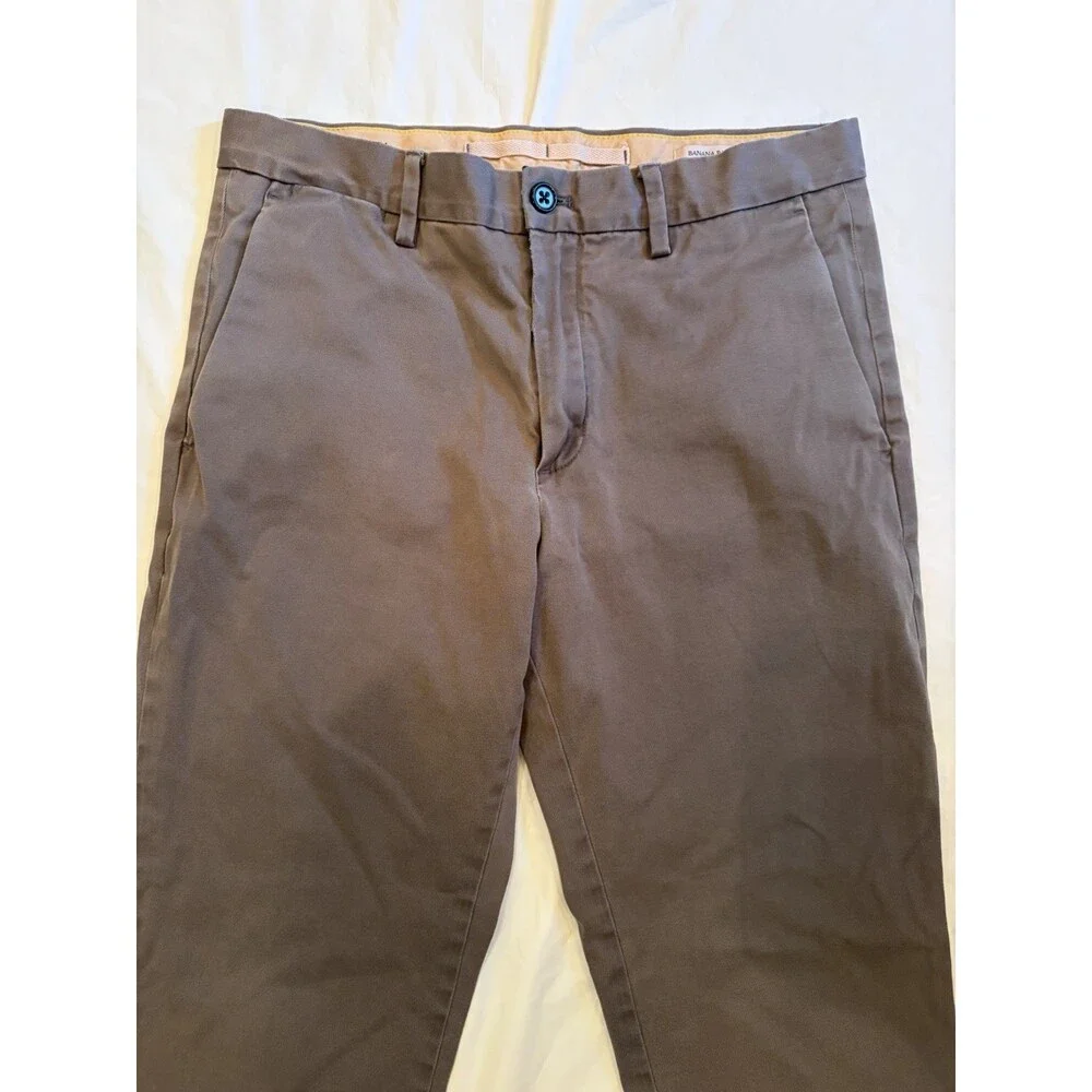 Banana Republic Pants Men's 32x32 Grey Slim Waist